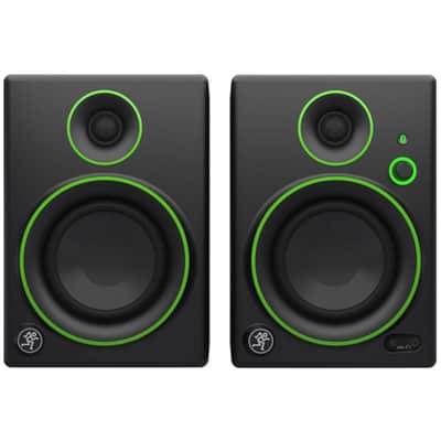 Mackie CR5BT Powered 5 Studio Monitors Black Bundle with On-Stage SMS6000-P Studio Monitor Stand, Auray IP-S Isolation Pad for Studio Monitor (2-Pack), Hosa Stereo 1/4" Male Phone TRS Cable 10 image 6