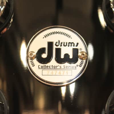 DW Collector's Series 8x14 Black Nickel Over Brass Snare Drum - New! image 5
