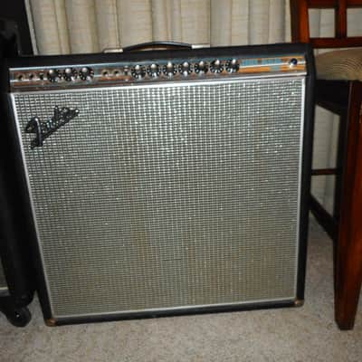 Fender Super Reverb Early Transition Drip edge AB763 1967/68 - Black / Silver image 1
