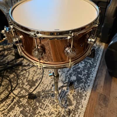 6.5x14 DW Collectors Series Maple VLT - Rose Copper Finishply image 4