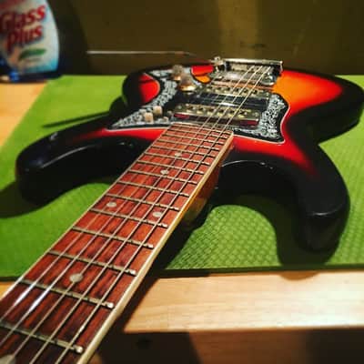 Vintage Teisco EG408-2T with Gold Foil Pickups image 2
