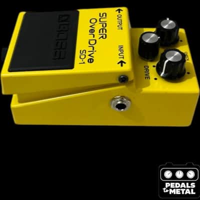 Boss SD-1 Super OverDrive (Silver Label) 1997 - Present - Yellow - X18722 image 5