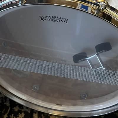 Slingerland Radio King 5.5" x 14" Solid Maple Snare - White Marine Pearl image 6