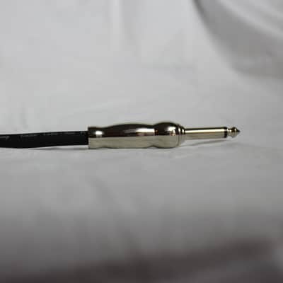 TGPS Guitar 20' Cable 1/4" Right Angle to Straight Black image 3