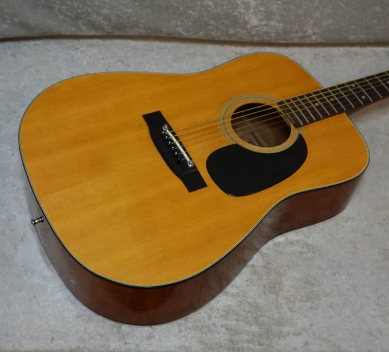 Vintage Hohner II G-03 acoustic guitar with gig bag image 1
