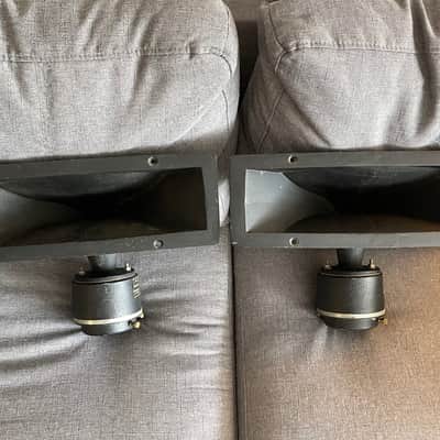 Altec Lansing 32A Horns and 808-8A Compression Drivers Mid 1960’s- Black image 2