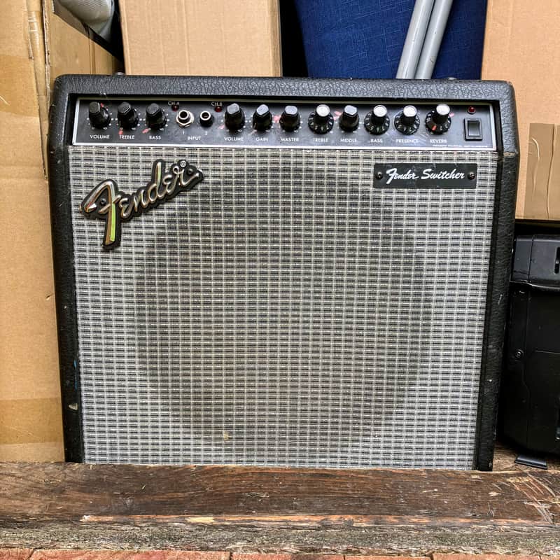 Fender Switcher 1980s Combo Amp - Black Silver - Rare! image 1