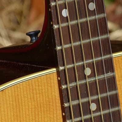 1965-66 Harptone-made Supreme A-6N dreadnought guitar image 5