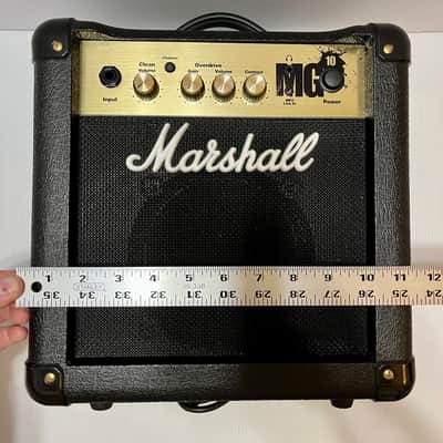 Marshall MG Gold MG10G 2-Channel 10-Watt 1x6.5" Solid State Guitar Combo 2018 - Present - Black - ** w/Extras ** image 11