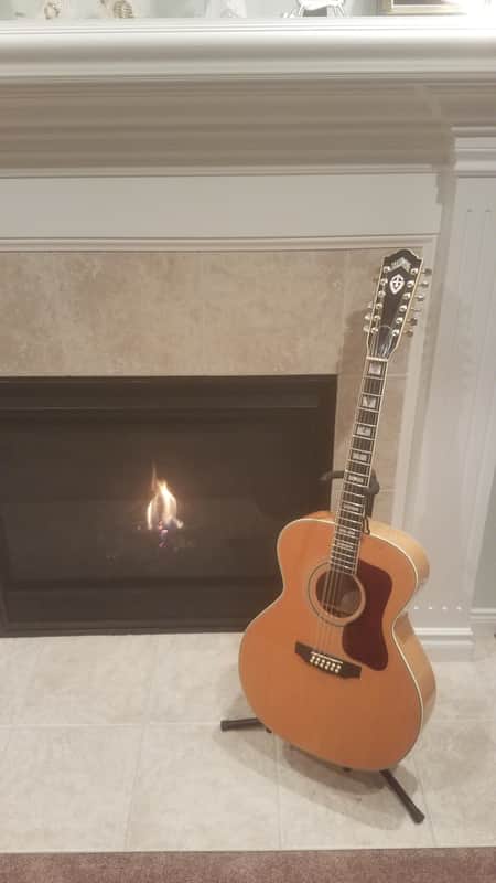 1977 Takamine F-395MS Jumbo 12-string. 'Lawsuit' copy of the Guild F412. image 1