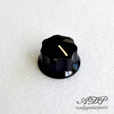 Upper Concentric Knob Deluxe Jazz Bass® Black Fender® image 1