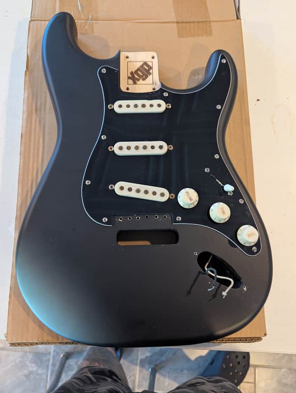 XGP ST Style Guitar Body - Matte Black image 1