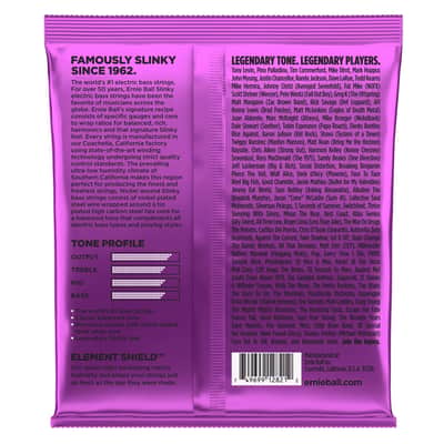 Ernie Ball 2821 5-String Bass Guitar Strings (50-135) Power Slinky image 2