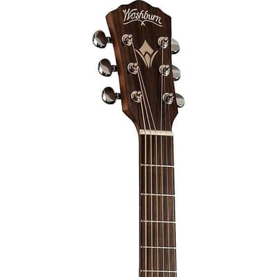 Washburn WCG20SCE Comfort Series Grand Auditorium Acoustic-Electric Guitar image 3