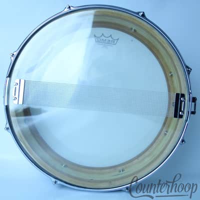 Custom Slingerland Hardware Premier Shell 15x5.5"Snare Drum Vintage60s Birch3ply image 6