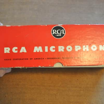 RCA MI 12045 microphone empty box only. Vintage 1950's/1960's image 1