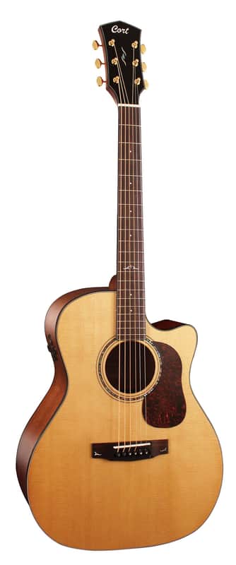 Cort GOLDA6 Gold A6 Acoustic Electric Grand Auditorium Cutaway Guitar - Natural image 1
