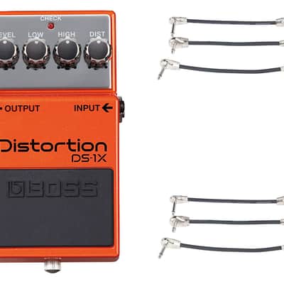 Boss DS-1X Distortion "Special Edition" + 2x Gator Patch Cable 3 Pack image 1