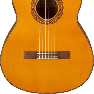 Yamaha CGX122MS Acoustic-Electric Classical Guitar, Solid Spruce Top image 2