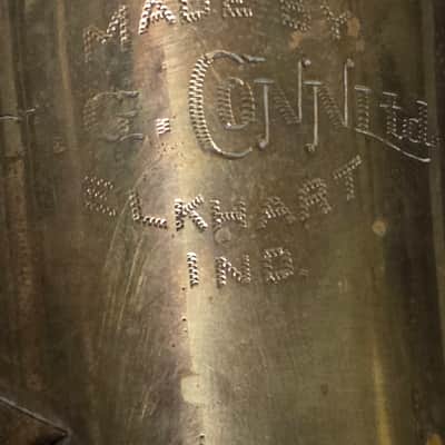 1921 C.G. Conn New Wonder C Melody Tenor Saxophone – Vintage Jazz Era Horn w/ Original Case image 2