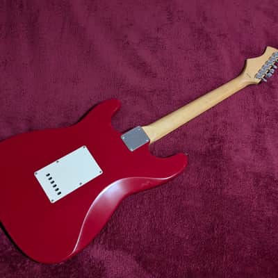 Synsonics Pro Series Strat Copy - 90s - Red - Made in Korea image 2