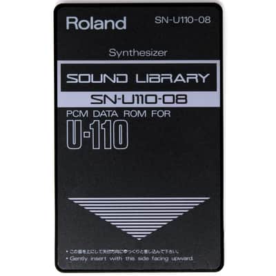Roland SN-U110-08 Synthesizer Sound Library Rom Card For U-110 U-220 image 1