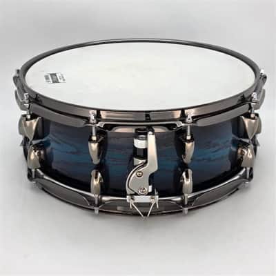 Used Yamaha Live Custom Hybrid Oak Snare Drum 14x5.5 Uzu Ice Sunburst - Very Good image 2