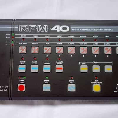 Suzuki RPM-40 Vintage Drum Machine and foot pedal Siel image 1