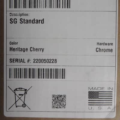 Gibson SG Standard 2025 Heritage Cherry image 13
