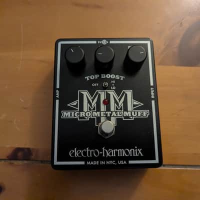 Electro-Harmonix Micro Metal Muff Distortion with Top Boost 2008 - 2020 - Black image 6