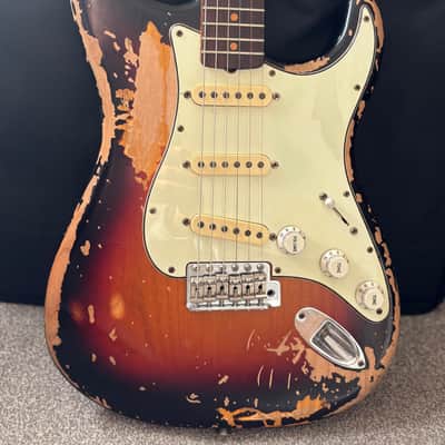Fender Mike McCready Signature Stratocaster 2023 - Present - 3-Color Sunburst Relic image 4