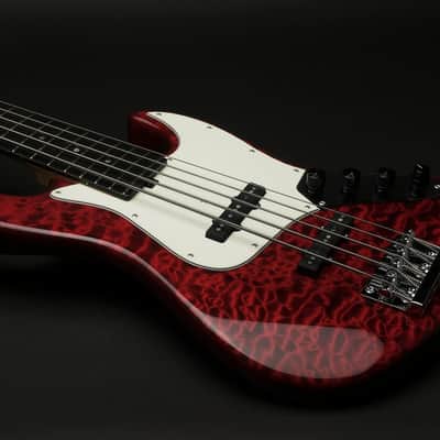 Sadowsky Vintage 5-21 Custom shop  2022 transparent red image 3