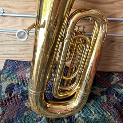 Conn 10J Tuba 1962 - Brass Lacquer image 9