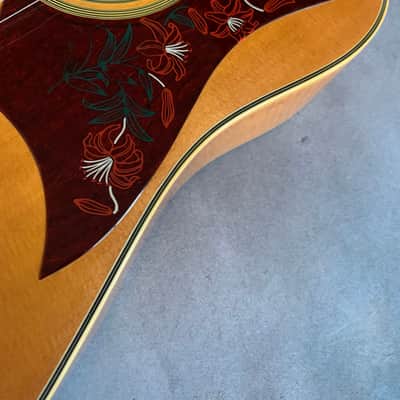 1970 Terada FW-504 Hummingbird Acoustic Guitar MIJ image 2