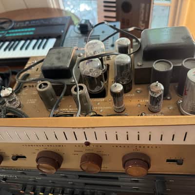 Bogen DB130 Vintage Tube Amplifier Project – Powers On, Passes Audio, Needs Restoration image 2