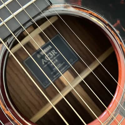 Yamaha Yamaha AC3R ARE Concert Acoustic-Electric Guitar (Tobacco Sunburst) 2018 - Present - Sunburst image 11