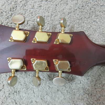 Vintage 1960s Teisco MIJ Ventura Hollow Body Electric Guitar 335 Wine Red Clean Gretsch Gibson Clone image 9