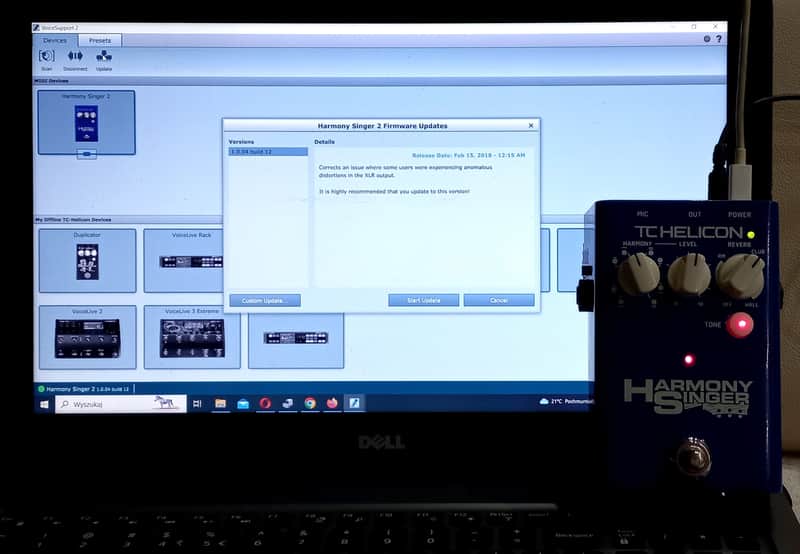 TC Helicon Harmony Singer 2, NEW firmware, Power supply, Manual!!! image 1
