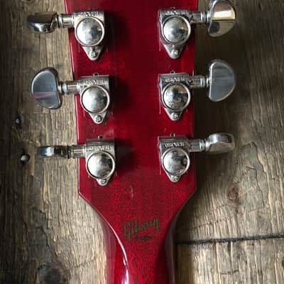 2009 Gibson Custom Shop 336 F in Cherry finish with hard shell case and COA image 6