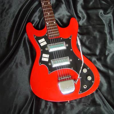 1960's Kay Truetone with Gibson made P-35/Kelvinator Pickups image 7