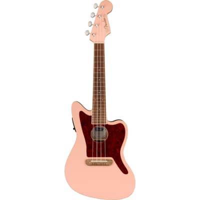 Fender Fullerton Jazzmaster Uke Shell Pink - Concert Ukulele image 1