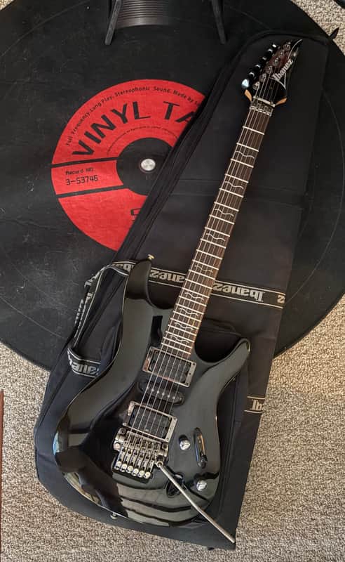 2004 Ibanez S470 - Black - Original Bag image 1