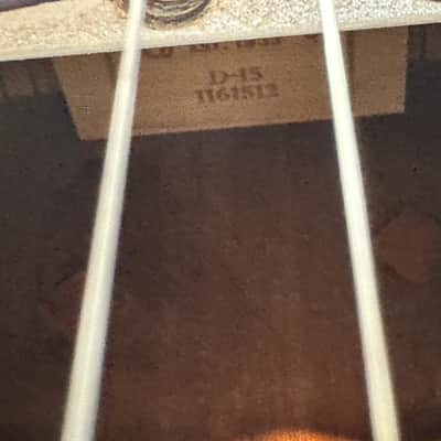 Martin D-15 USA Acoustic Guitar with Original Hardshell Case **PROFESSIONALLY REPAIRED CRACKS AS IS** image 8