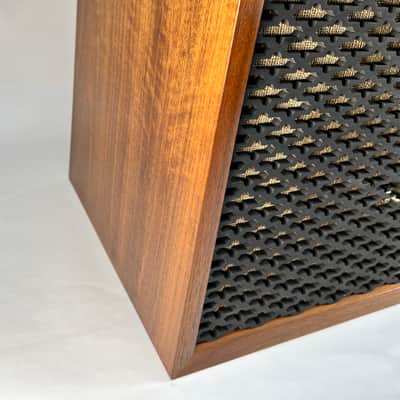 1969 Pair TANNOY Mallorcan Bookshelf Speakers • Monitor Gold • LSU HF/12/8 • Original • Excellent image 3