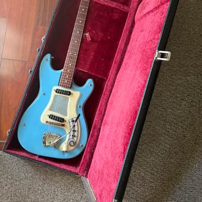 1960s Hagstrom Mark I - Baby Blue w/ Ess & Ess Case image 1