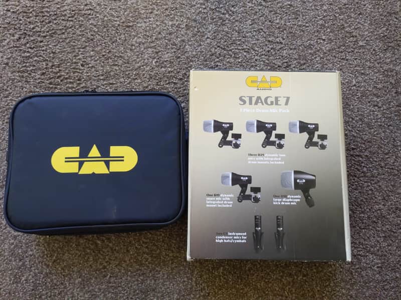 CAD Stage 7 Drum Mic Pack image 1