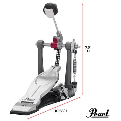 Pearl Eliminator Solo Series P1030R Red Single Bass Drum Pedal image 12