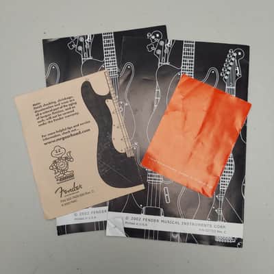 Early 2000's Fender 2 Guitar/Bass Manuals and Other Case Candy (PA-193) image 2