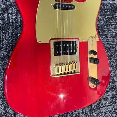 bricolage_f Bill Lawrence BK1M-60G Bill Lawrence BK1M-60G tele 80/90s - Red and gold | Reverb