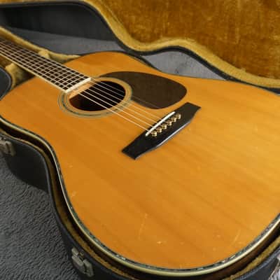 Morris W-35 Vintage MIJ Dreadnought Acoustic Guitar w/ Hard Case image 24